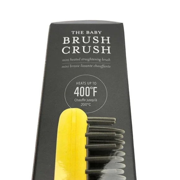 Drybar The Baby Brush Crush Heated Straightening Brush Travel Hair Straightener - Picture 7 of 10